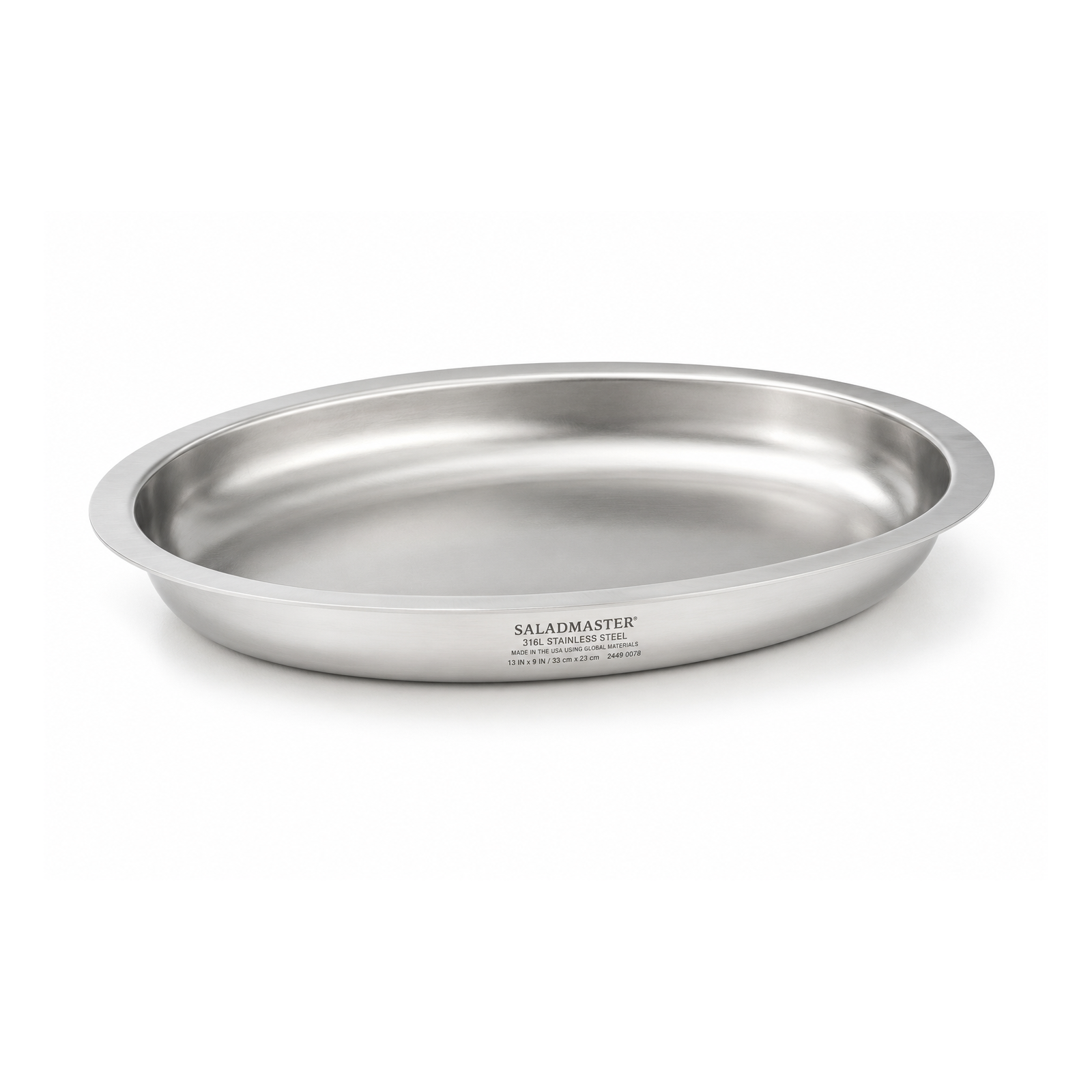 Plat ovale 16.5" x 12" (41.9 x 30.5cm)